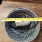 Handcrafted Cowboy Rope Lariat Basket Western Country Style Made in Texas